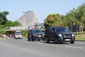 Rio2016 torch relay on streets of Rio de Janeiro