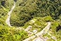 Rio Verde Tungurahua Aerial Shot Royalty Free Stock Photo