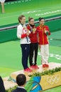 Rio2016 women trampolene medalists