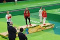 Rio2016 women trampolene medalists