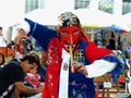 Traditional character of the celebration of the Christmas, Ecuador