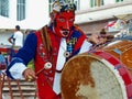Traditional character of the celebration of the Christmas, Ecuador