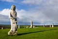 Riom / Riowen and other stone statues in Brittany Valley of the Saints