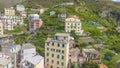 Riomaggiore aerial view, Five Lands, Italy