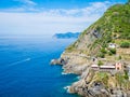 Riomaggiore, ancient village in Cinque Terre, Italy