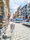 Riomaggiore, ancient village in Cinque Terre, Italy