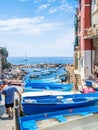 Riomaggiore, ancient village in Cinque Terre, Italy