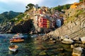 Riomaggiore (Cinque Terre Italy) Royalty Free Stock Photo