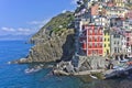 Riomaggiore Cinque Terre, Old city view, Italy, Europe