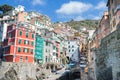 Riomaggiore fisherman village in Cinque Terre, Italy