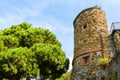 Ruins of old castle Castello di Riomaggiore in Riomaggiore