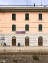 The Riomaggiore train station on the famous Cinque Terre in Italy Royalty Free Stock Photo