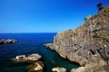 The Ligurian Coast near Riomaggiore, Cinque Terre Royalty Free Stock Photo