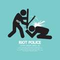 Riot Police Black Symbol