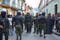 Riot Police in La Paz