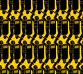 Riot police pattern seamless. Policemen with shields background Royalty Free Stock Photo