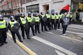 Riot Police and Protester in London