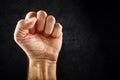 Riot protest fist Royalty Free Stock Photo