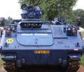 Riot tank of the Koninklijke marechaussee, the dutch military police Royalty Free Stock Photo