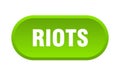 riots button. rounded sign on white background