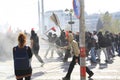 Riots between protesters
