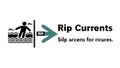 Rip Currents Warning Beach Safety Sign, vector design Generative AI Royalty Free Stock Photo