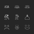 rip , spider ,groups , halloween , rip , graveyard , horror , eps icons set vector Royalty Free Stock Photo