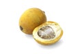 Ripe acera or betel palm nut fruit with path