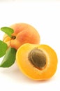 Ripe apricot Royalty Free Stock Photo