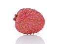 Ripe asian lychee fruit Royalty Free Stock Photo