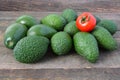 Avocado and tomato Royalty Free Stock Photo