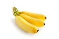 Ripe banana on white background Royalty Free Stock Photo