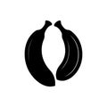 Ripe bananas icon