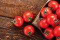 Ripe beautiful tomatoes