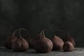 Ripe beets on table Royalty Free Stock Photo