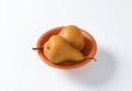 Ripe Bosc pears Royalty Free Stock Photo