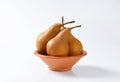 Ripe Bosc pears Royalty Free Stock Photo