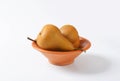 Ripe Bosc pears Royalty Free Stock Photo