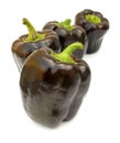 Ripe brown peppers