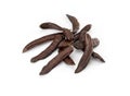 Ripe carob pods or St. John s bread