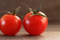 Ripe cherry tomatoes closeup Royalty Free Stock Photo