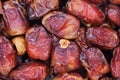 Ripe dates texture background