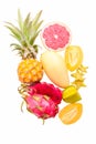 Ripe exotic fruits Royalty Free Stock Photo