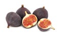 Ripe figs (isolated)
