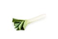 Ripe fresh leek isolated Royalty Free Stock Photo