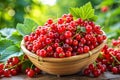Ripe Fresh Redcurrant Berries Royalty Free Stock Photo
