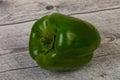 Ripe green bell pepper Royalty Free Stock Photo