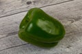 Ripe green bell pepper Royalty Free Stock Photo