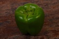 Ripe green bell pepper Royalty Free Stock Photo