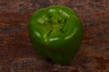 Ripe green bell pepper Royalty Free Stock Photo